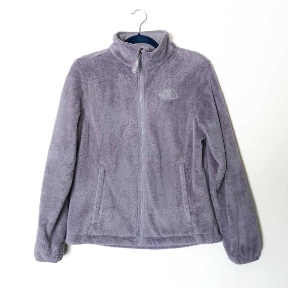 North Face Gray Osito Zip Fleece Jacket